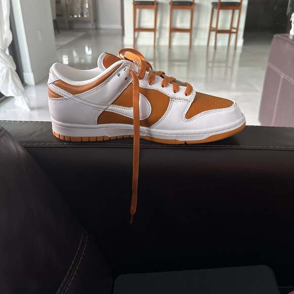 Nike Other - NIKE DUNK LOW QS DARK CURRY/WHITE